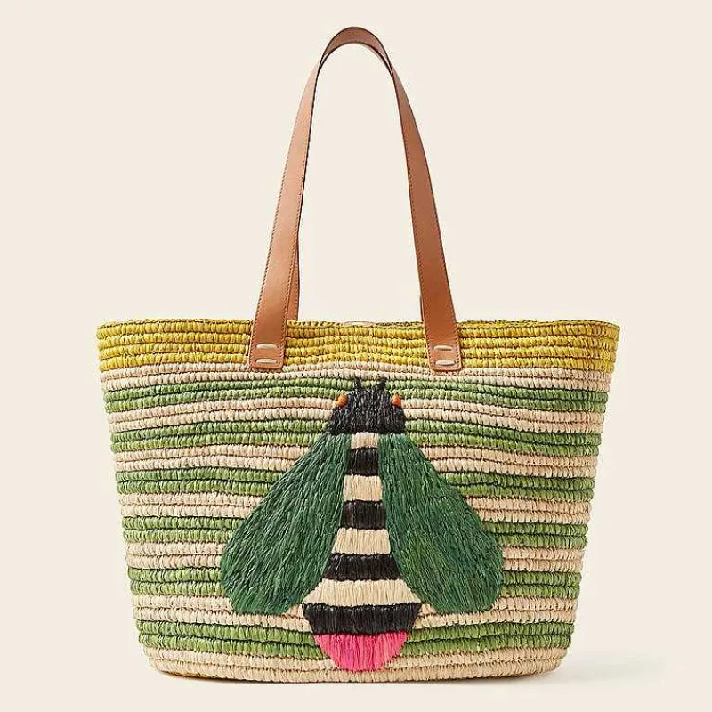 Orla Kiely Tote Bags-Monday Basket Bag