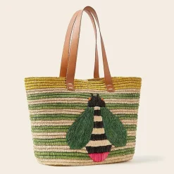 Orla Kiely Tote Bags-Monday Basket Bag
