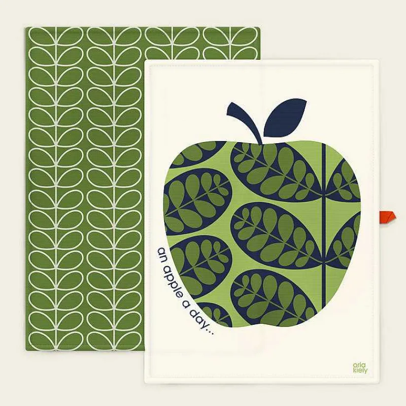 Orla Kiely Gifts Under £50-Set Of 2 Tea Towels