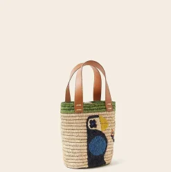 Orla Kiely Tote Bags-Sunday Mini Basket Bag