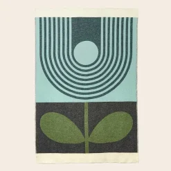 Orla Kiely Gifts Under £200-Wool Jacquard Blanket